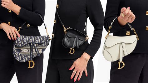 Dior saddle bag size